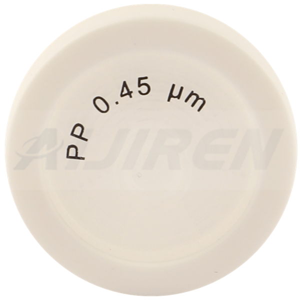 Syringe filter for analytical testing